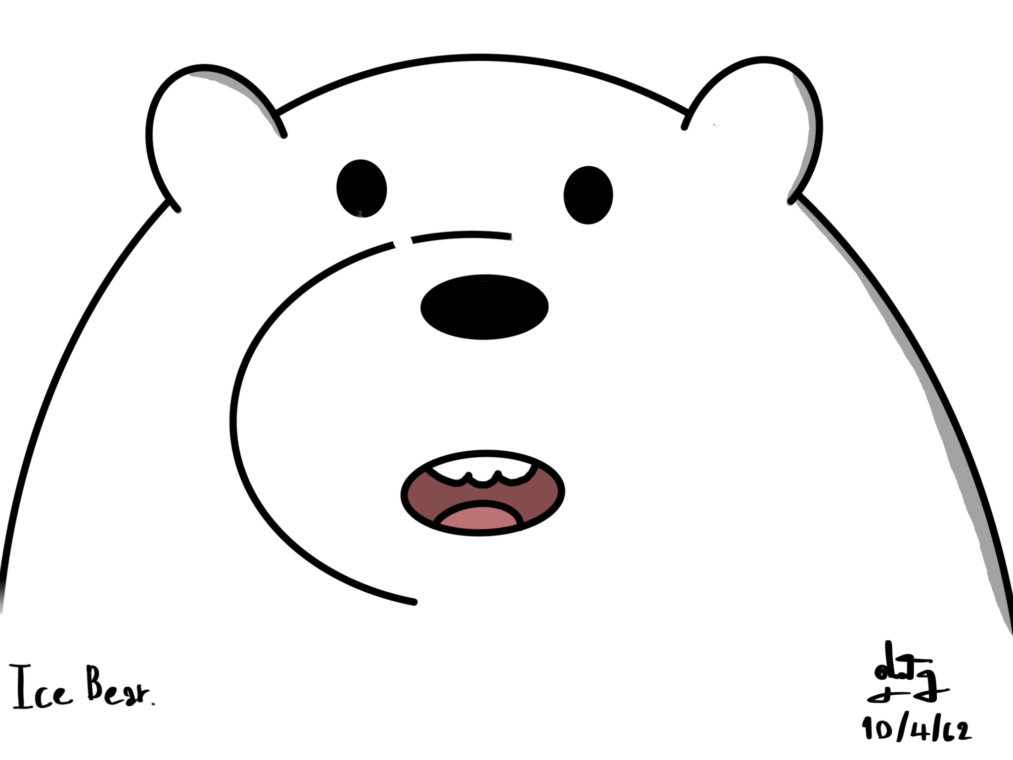 icebear drawing